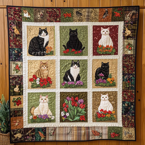 Bloom Haven Cat WN0611006CL Quilt