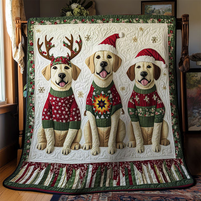 Christmas Labrador Joy WN1112012CL Quilt