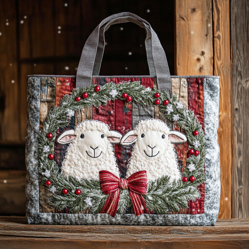 Sheep Charm CW1711054CL Quilted Tote Bag