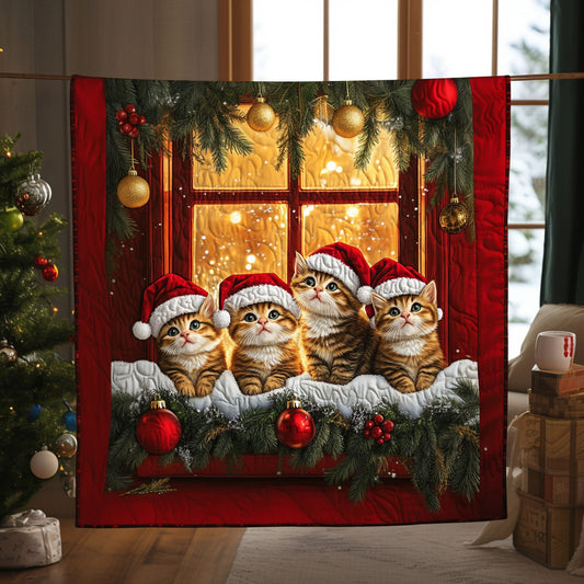 Window Watch Kittens LT1511007CL Quilt