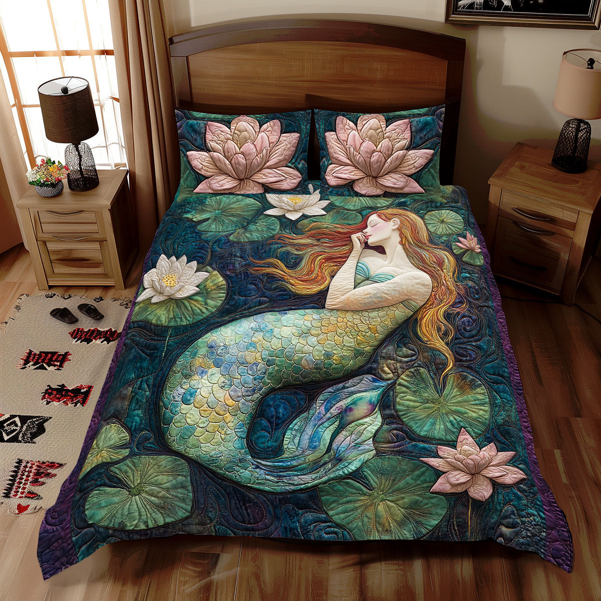 Dreamy Mermaid WU2612004CL Duvet Cover Set