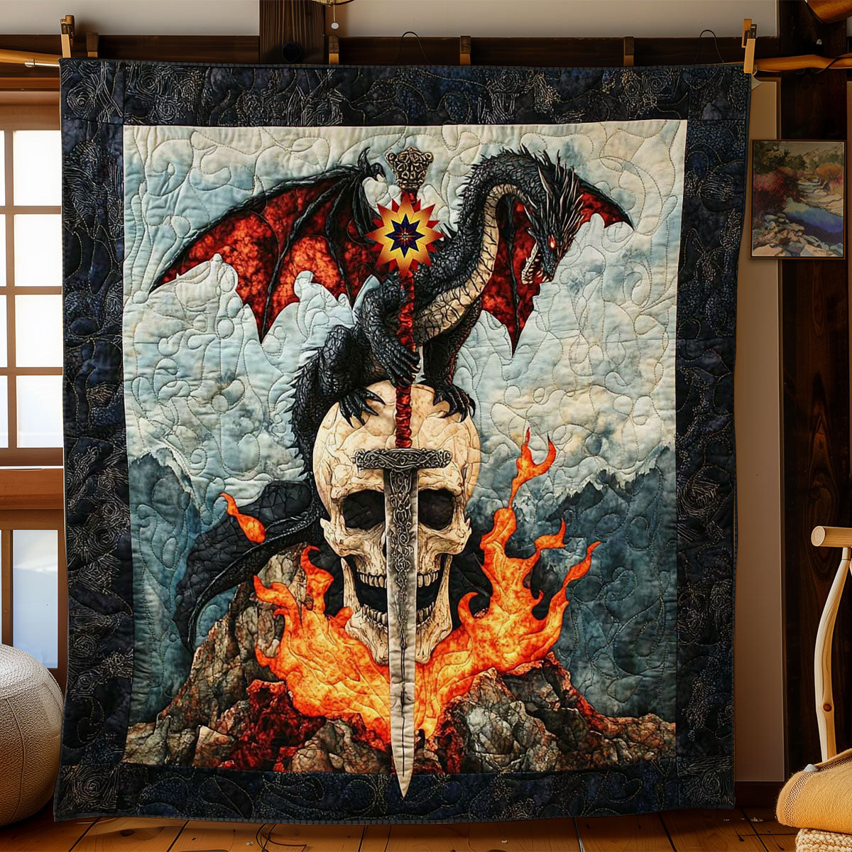 Dragon's Wrath WN0612069CL Quilt