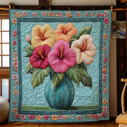 Golden Hibiscus Glow WN1906011CL Quilt