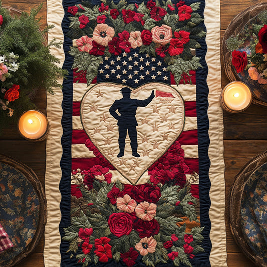 Soldier Heartland WN1306052CL Quilted Table Runner