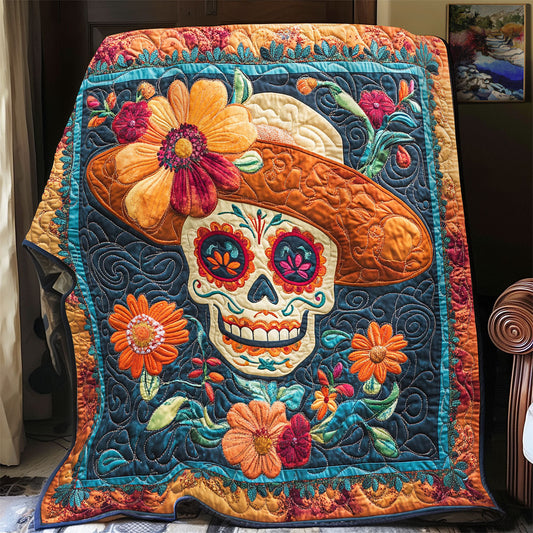 Skull Floral WX3105062CL Quilt