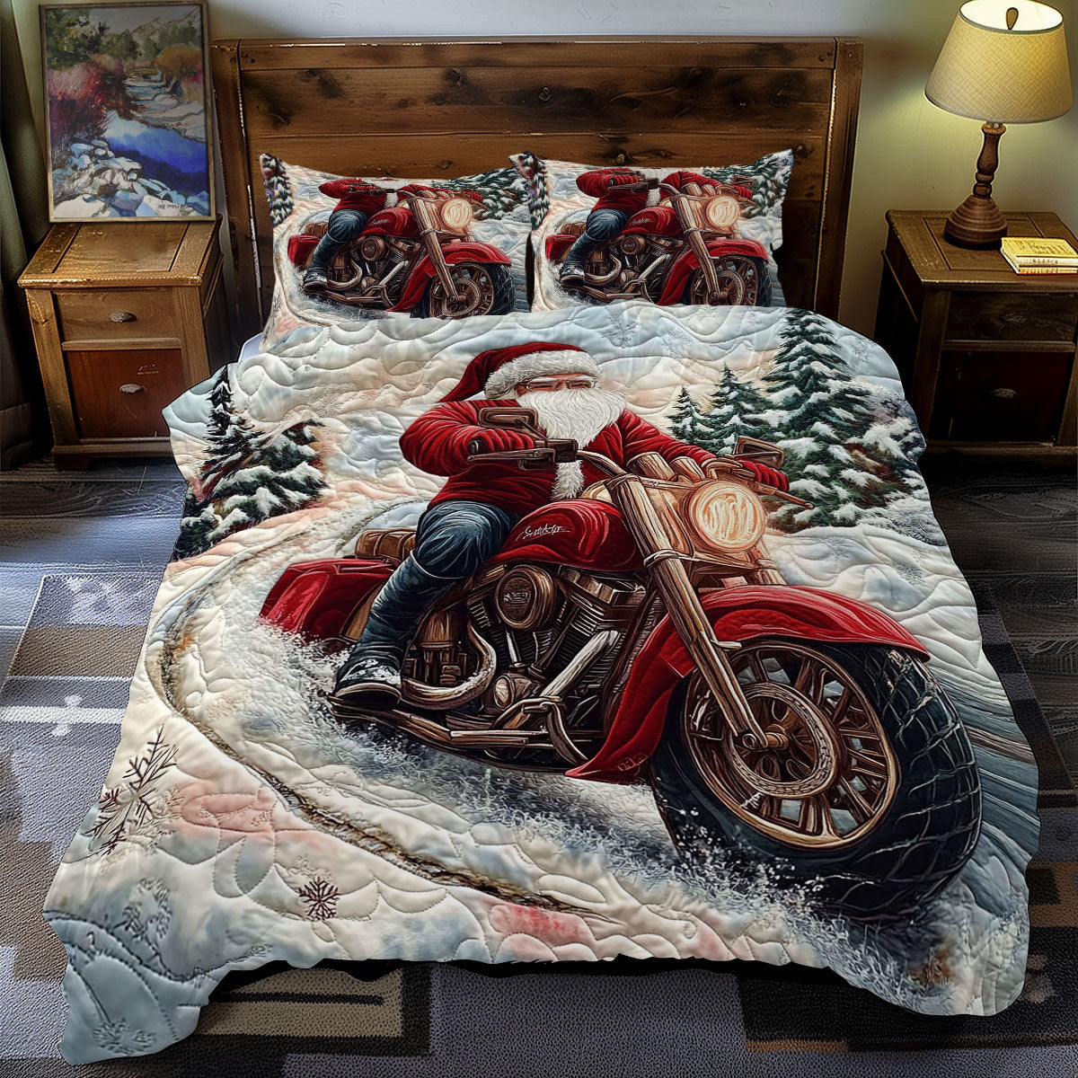 Choppers Santa Claus WY0712057CL Duvet Cover Set