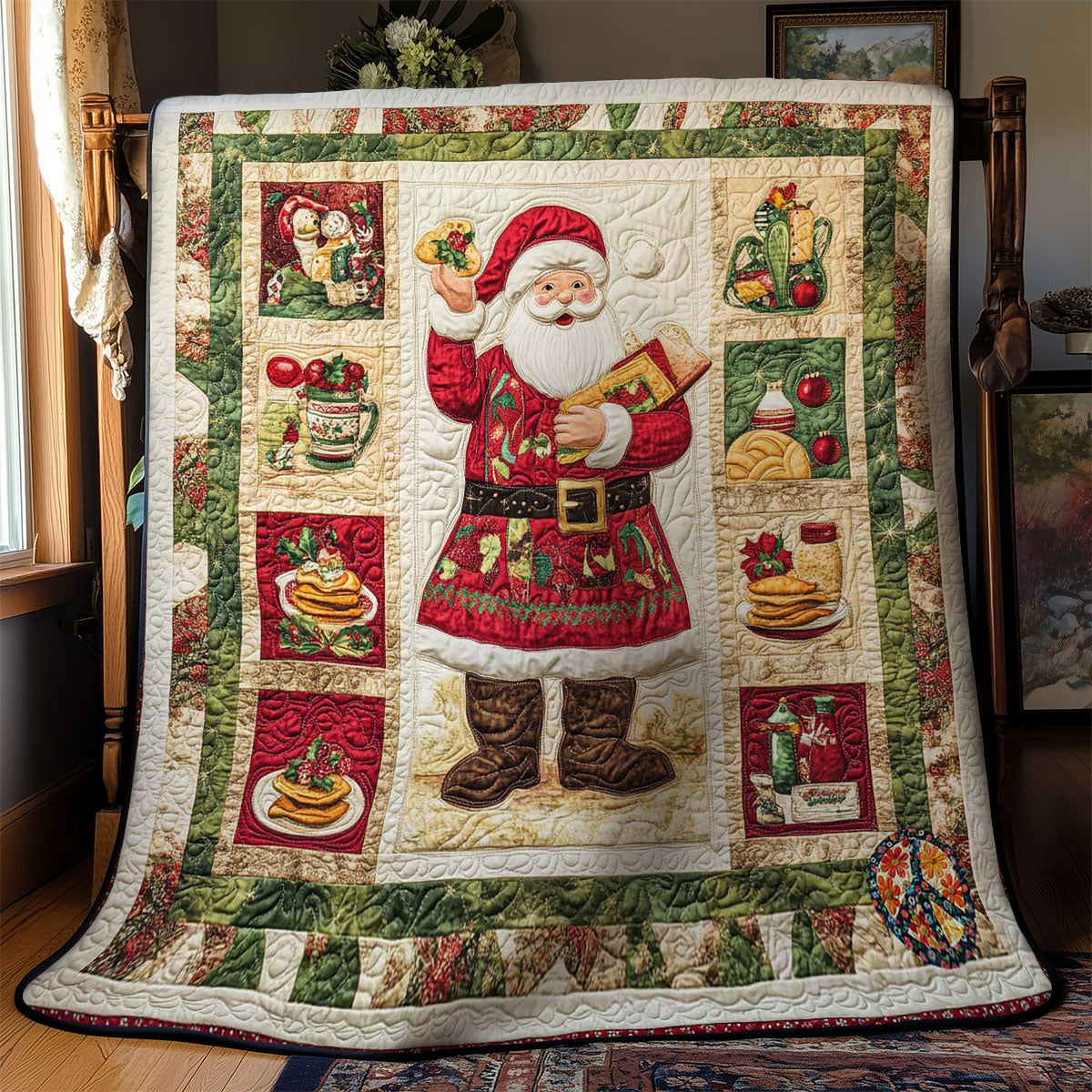 Feliz Navidad Santa WN2311011CL Quilt