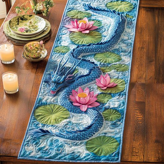 Mystic Asian Dragon CW1407034CL Quilted Table Runner