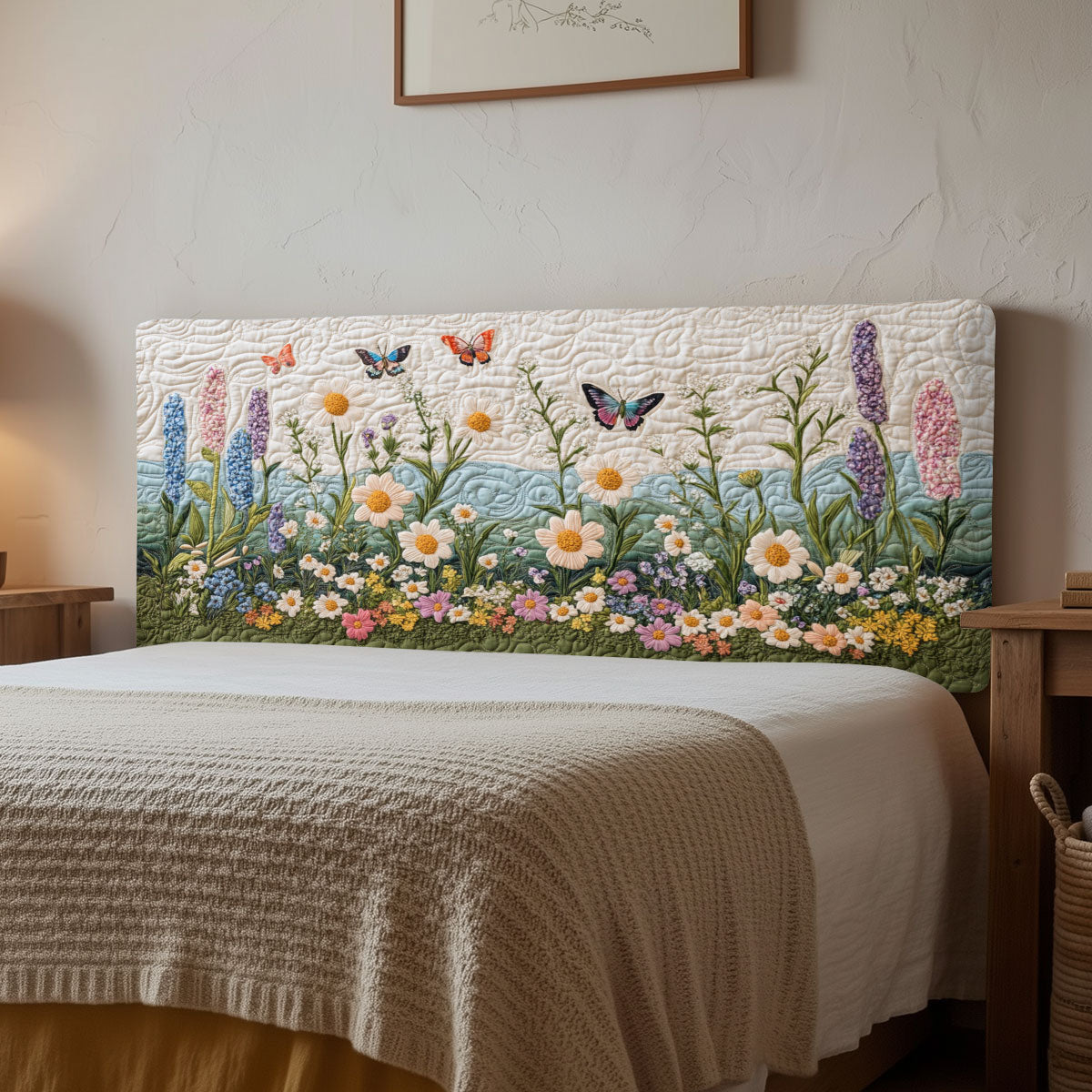 Butterfly Fields CP1212012CL Quilted Headboard Slipcover