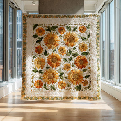 Sunny Petal Dance CW1408058CL Quilt