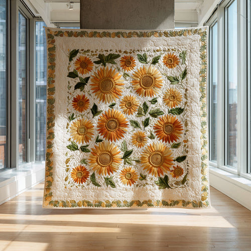 Sunny Petal Dance CW1408058CL Quilt