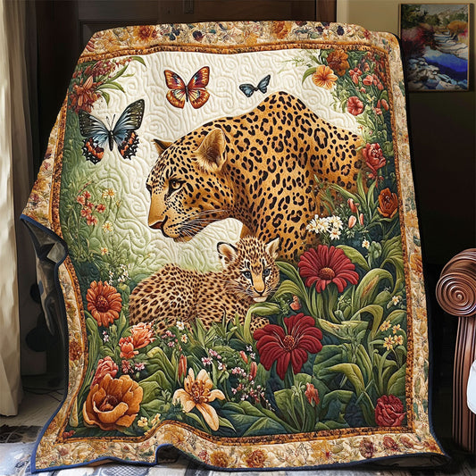 Leopard Family WY2301062CL Quilt