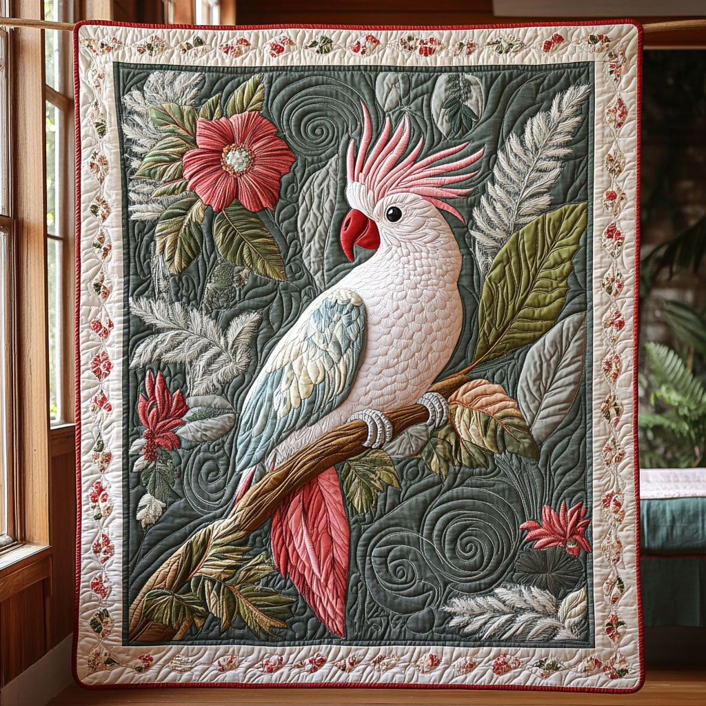 Gilded Feathers CP2008055CL Quilt