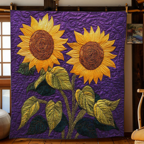 Harvest Sunflowers WN1703074CL Quilt