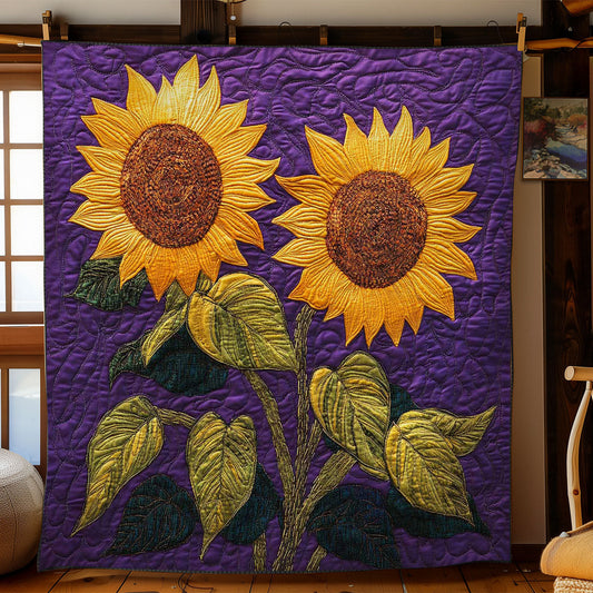 Harvest Sunflowers WN1703074CL Quilt