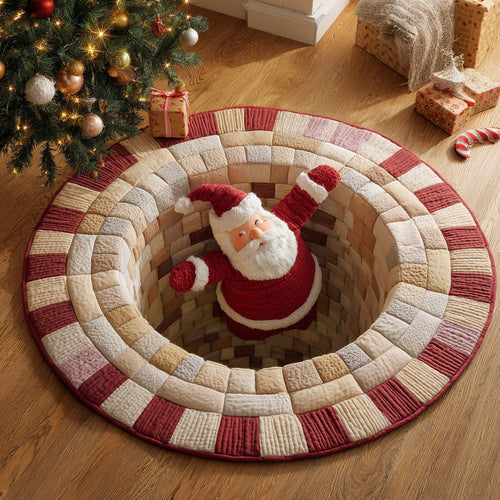 Holiday Chimney Pop CW1811059CL Quilted Round Mat