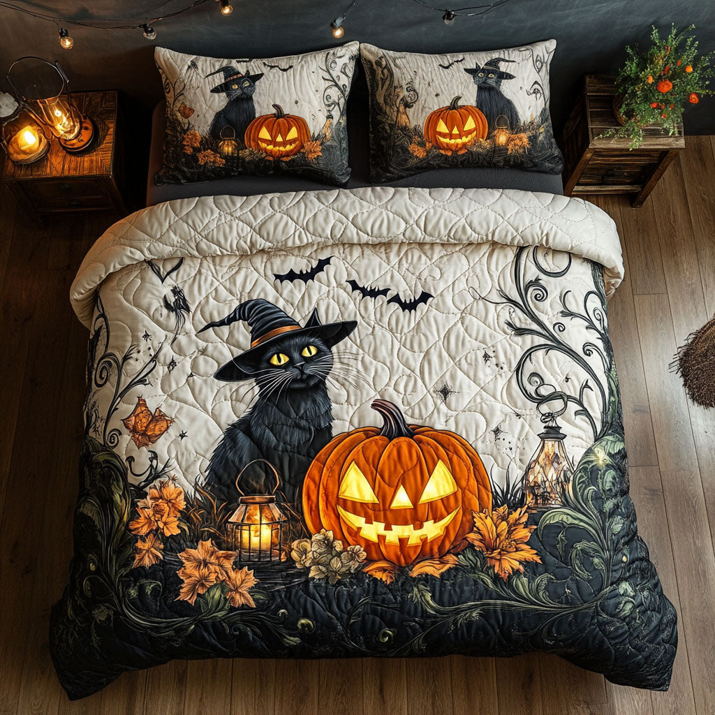 Cat Under Moon WN0708028CL Duvet Cover Set