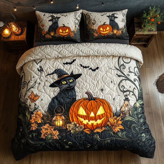Cat Under Moon WN0708028CL Duvet Cover Set