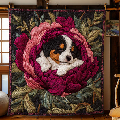 Blooming Dog Nap WN2104008CL Quilt