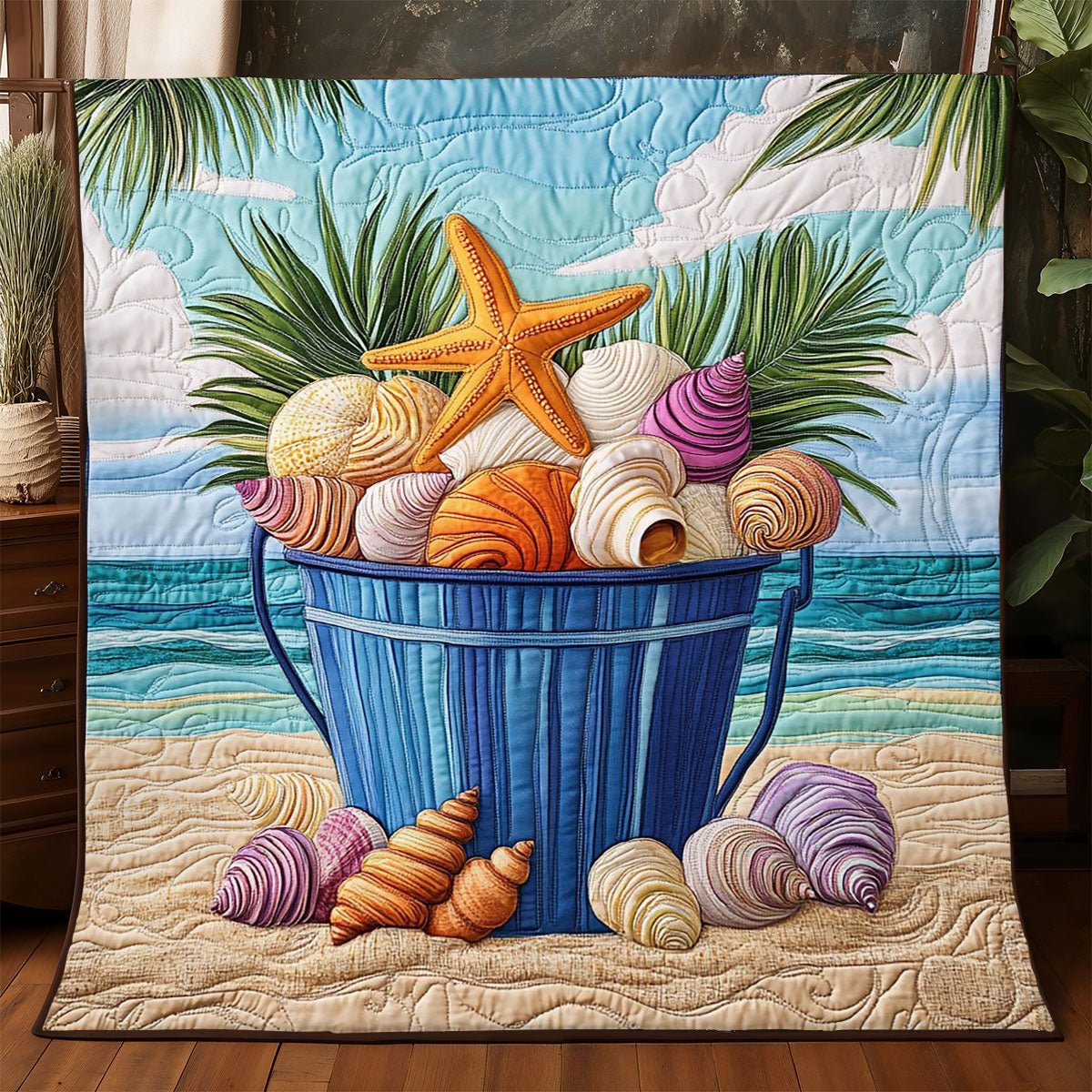 Seaside Treasure WJ1904009CL Quilt