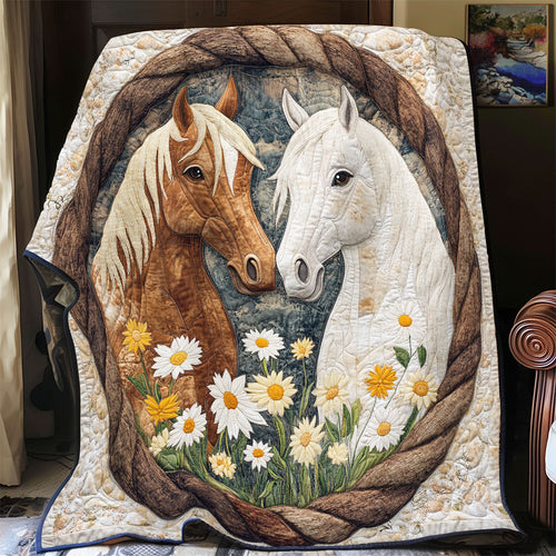 Couple Horse WX3105014CL Quilt