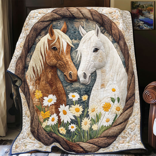 Couple Horse WX3105014CL Quilt