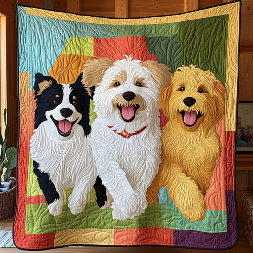 Colorful Puppy CP0707052CL Quilt