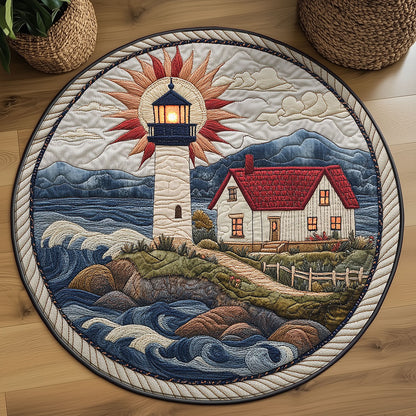 Lighthouse Rise WN0408042CL Quilted Round Mat