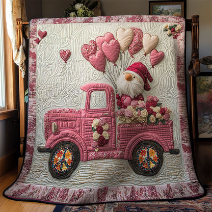 Love Gnome Truck WN0412030CL Quilt