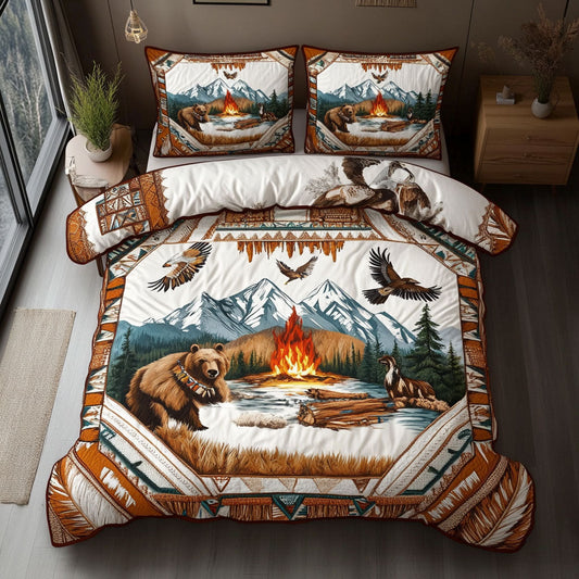 Mountain Spirit Native WN2008039CL Duvet Cover Set