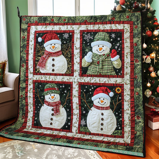 Christmas Snowman WJ1112009CL Quilt