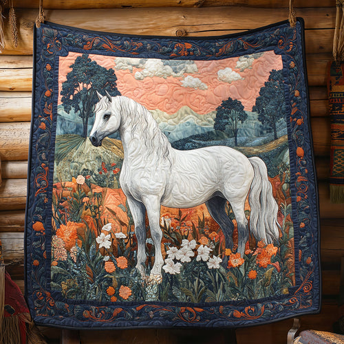 Majestic White Stallion WY0307076CL Quilt