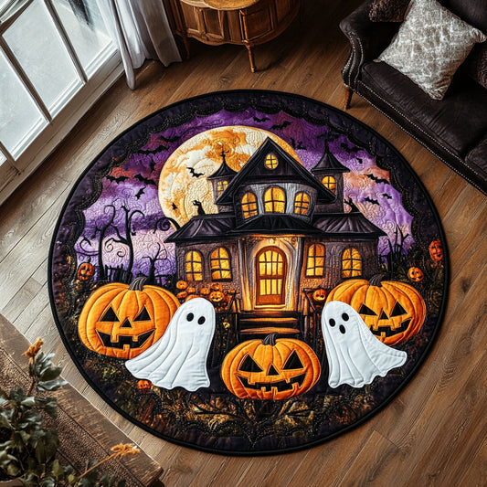 Midnight Haunting CW0609003CL Quilted Round Mat