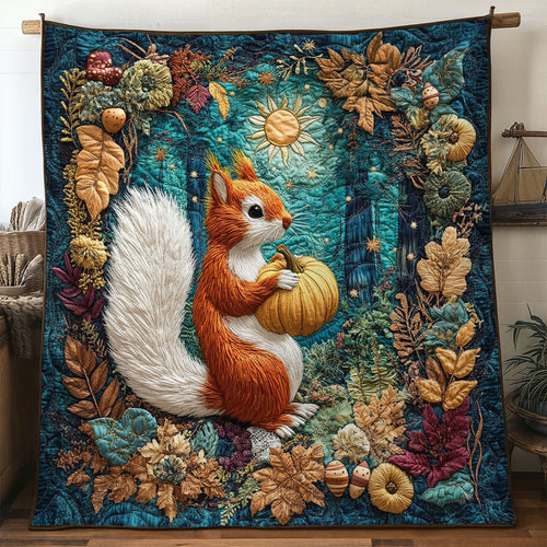 Harvest Squirrel Spirit WN2605027CL Quilt