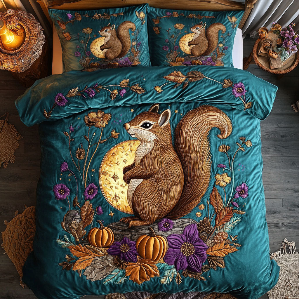 Golden Squirrel Tales WN2605002CL Duvet Cover Set