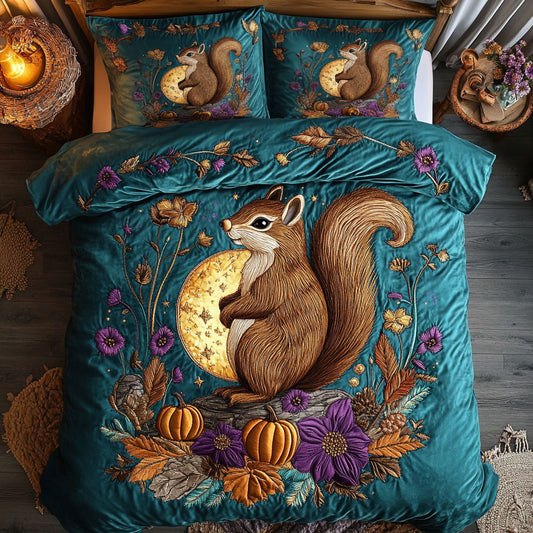 Golden Squirrel Tales WN2605002CL Duvet Cover Set