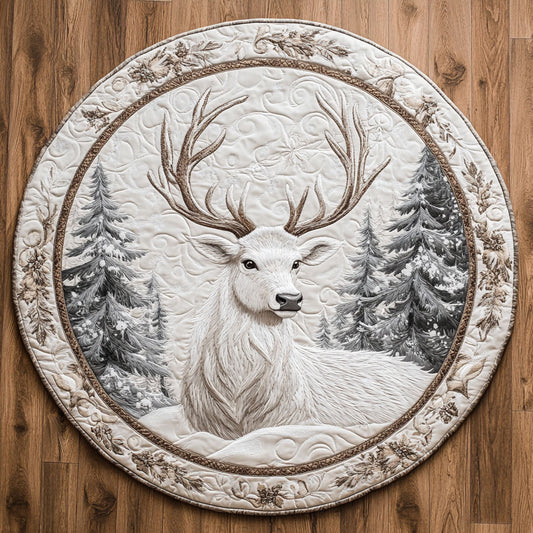 Deer Elysian WN0606005CL Quilted Round Mat