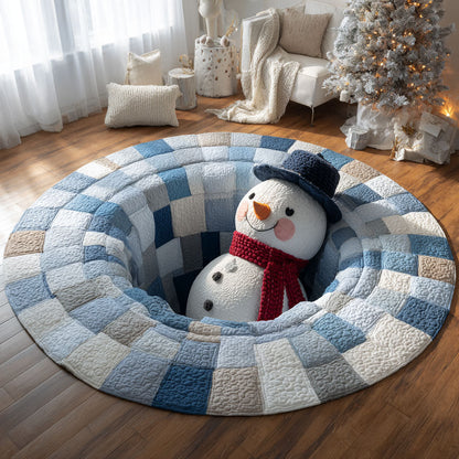 Merry Snow CP1111020CL Quilted Round Mat