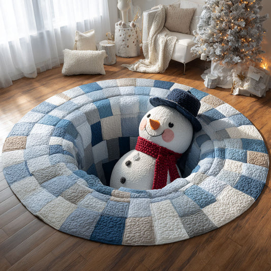 Merry Snow CP1111020CL Quilted Round Mat