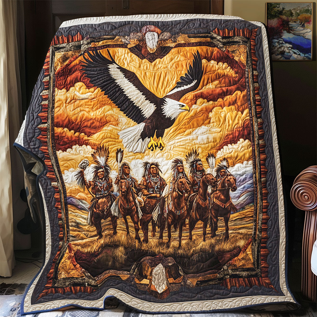 Voices Of The Land WY2403057CL Quilt