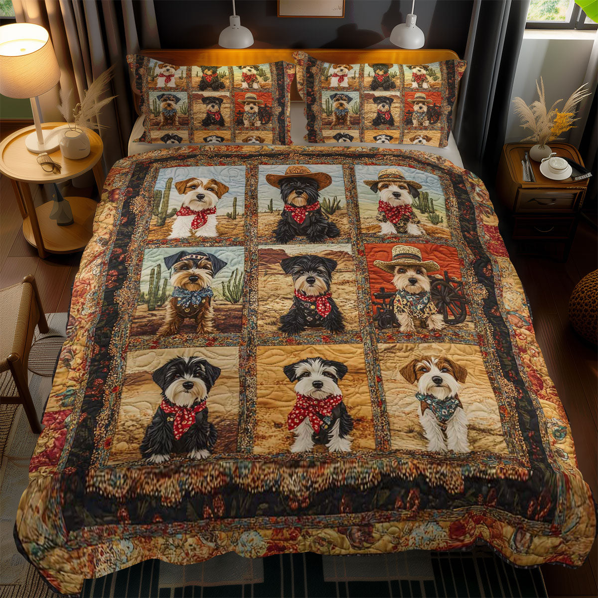 Schnauzer Wrangler WN0901099CL Duvet Cover Set