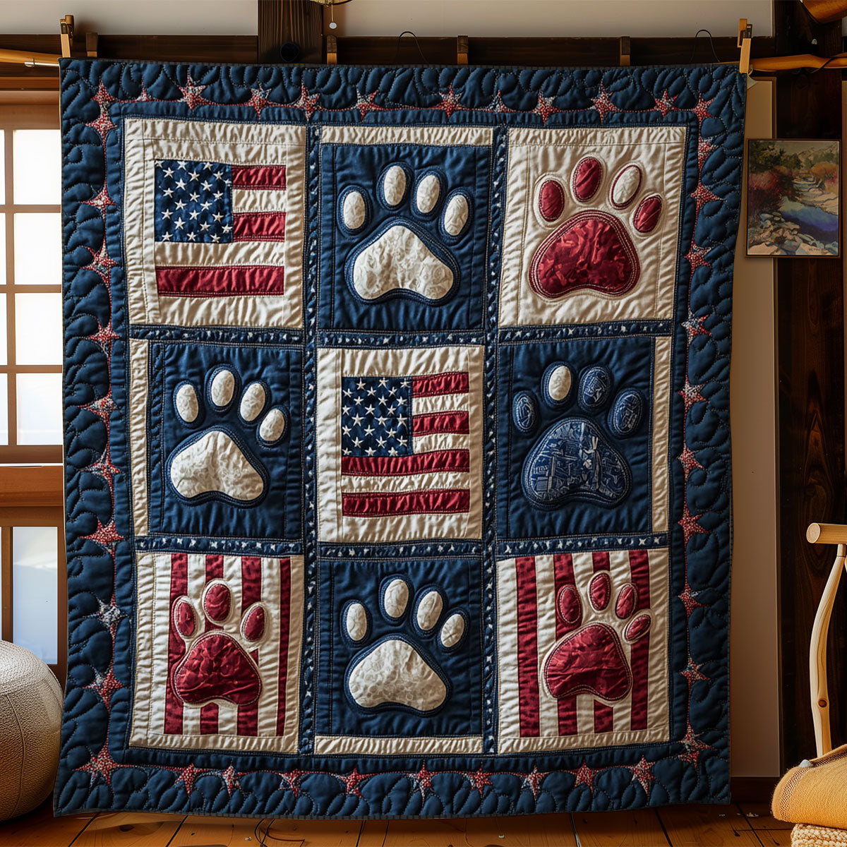 Paw Of Honor WN1707047CL Quilt