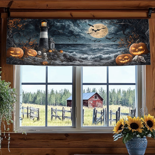 Haunted Lighthouse WN2207032CL Quilted Valance