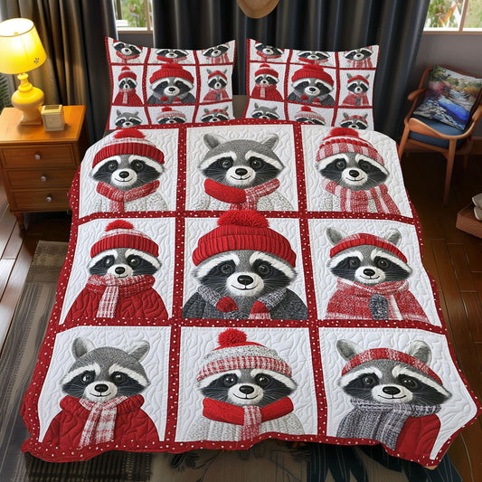 Winter Raccoon WJ0412050CL Duvet Cover Set