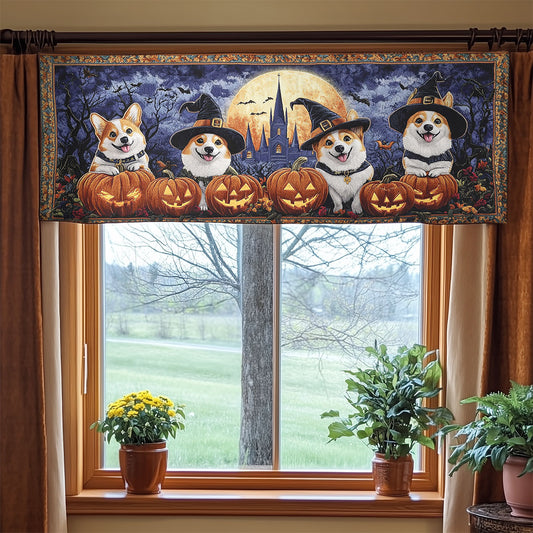 Corgi Lanterns WN3107016CL Quilted Valance