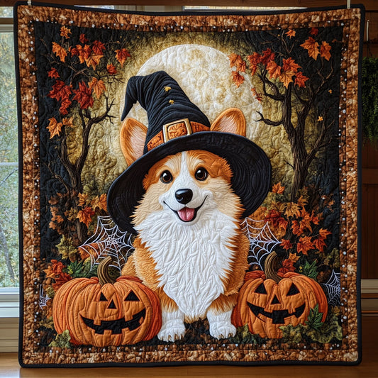 Corgi Witch Delight CW0907011CL Quilt