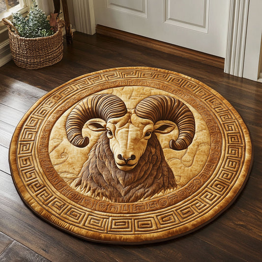 Ember Ram CP1507054CL Quilted Round Mat