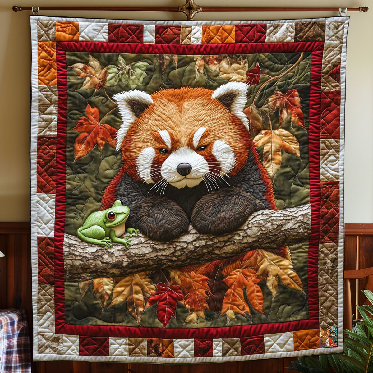 Red Panda Frog WP2112017CL Quilt