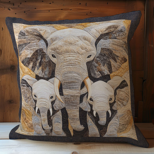 Elephant Family WY0402070CL Quilt Pillow Case