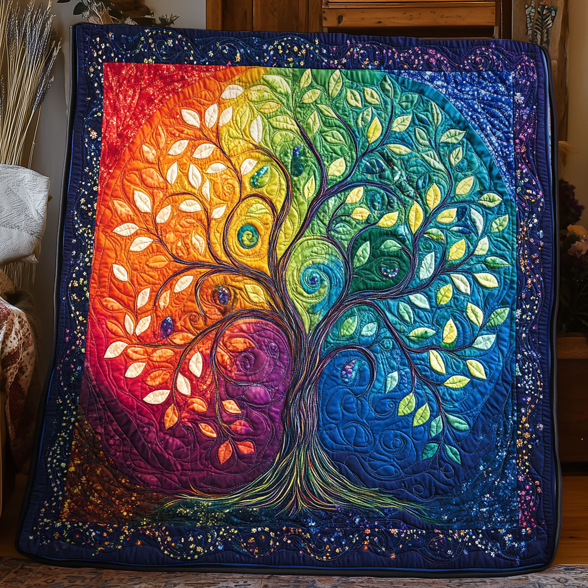 Vibrant Tree WX3105070CL Quilt